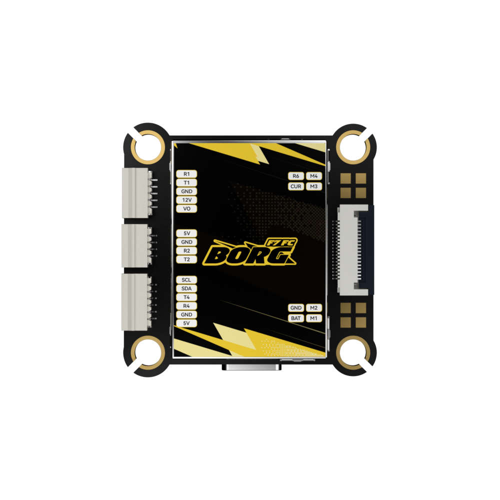 F722 60A Stack - 30.5x30.5mm iFlight Borg F722 Flight Controller with 5V 12V BEC Output 4-6S 60A 4in