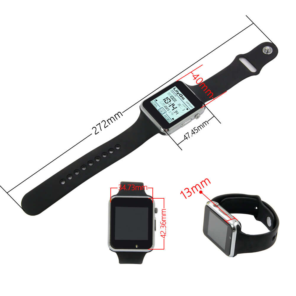 915MHZ - LILYGO T-Watch-S3 Programmable Touchable Watch Integrated ESP32-S3 WIFI Bluetooth LoRa BMA4