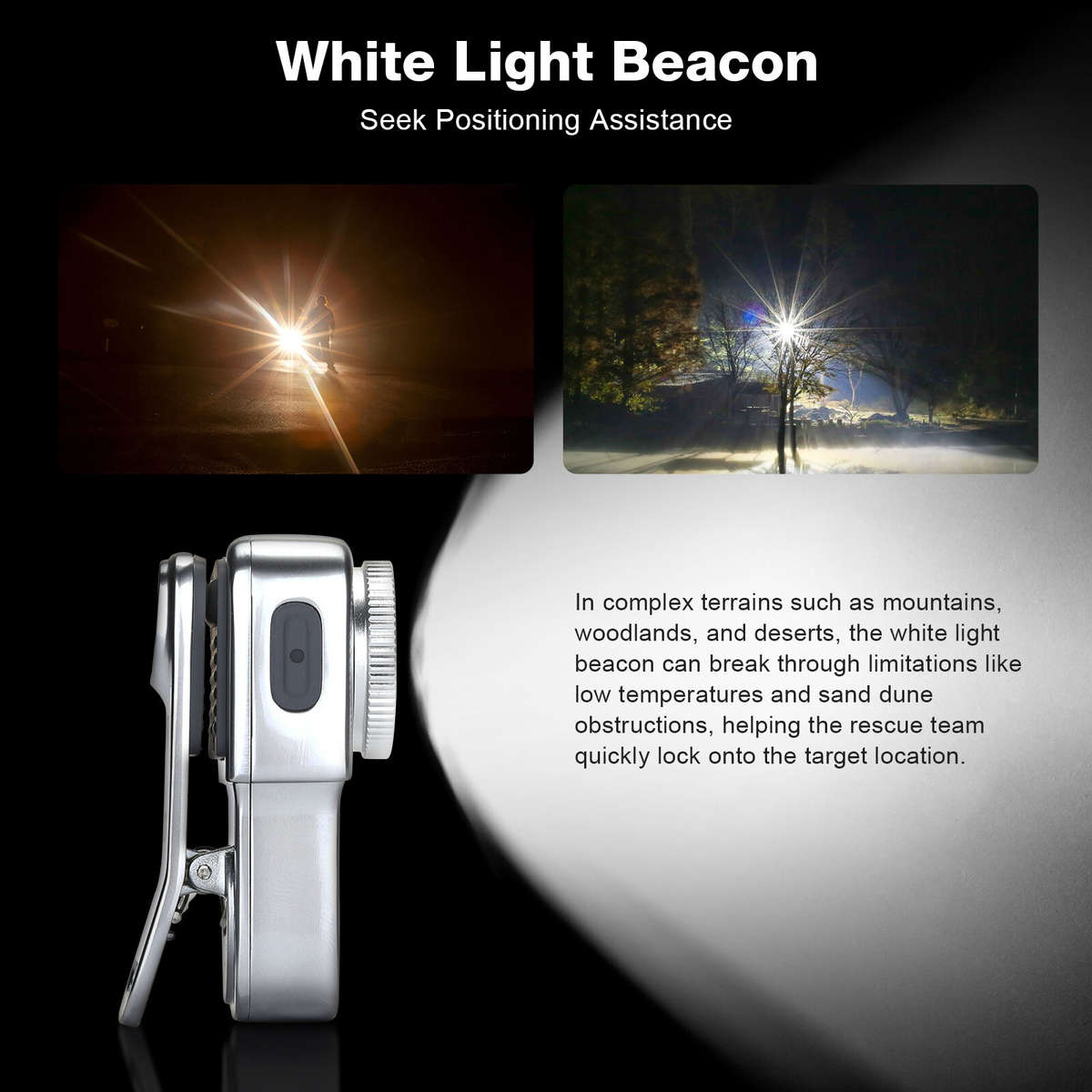 2pcs Silver - Astrolux CP01 Rechargeable EDC Flashlight 250 Lumens Dual Sources Compact Pocket Clip