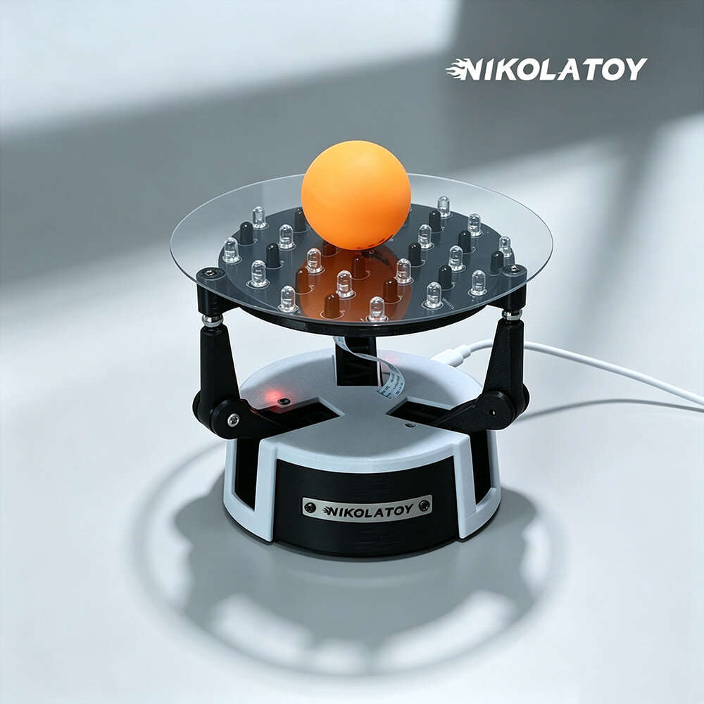 Black - NIKOLATOY Infrared Array Visual Positioning Balance Robot Pro Creative Desktop Toys Model To
