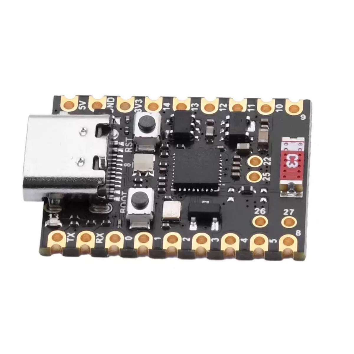 Black - ESP32-H2 SuperMini Development Board Bluetooth IoT Module Microcontroller Programming Learni