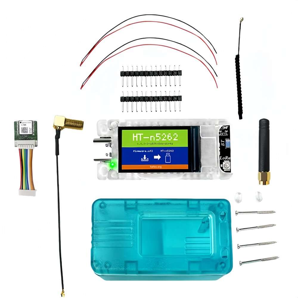 GNSS with screen case - Heltec T114 V2 Mesh Node NRF52840 1.14inch Meshtastic Positioning Devlopment