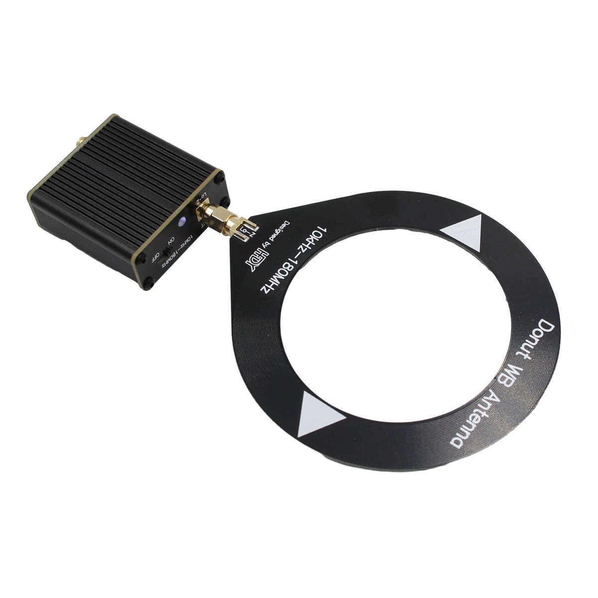 Donut Broadband Antenna with 10kHz-180MHz Frequency Range No Complex Tuning Required Universal Appli