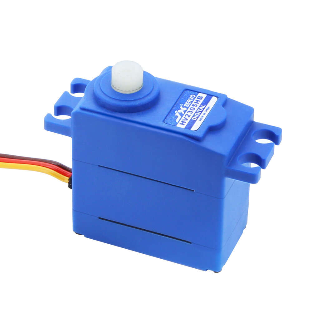 Blue - JX PDI-HV2305HB 23g Medium-Sized Plastic Gear IP67 Waterproof Digital RC Servo Non-Programmab