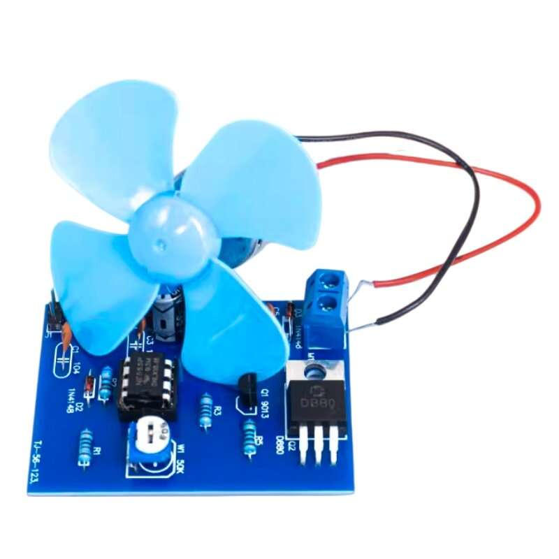 DIY Kit - NE555 DC 4.5V DIY Electronic Fan Module PWM Speed Control Motor Speed Controller Electroni