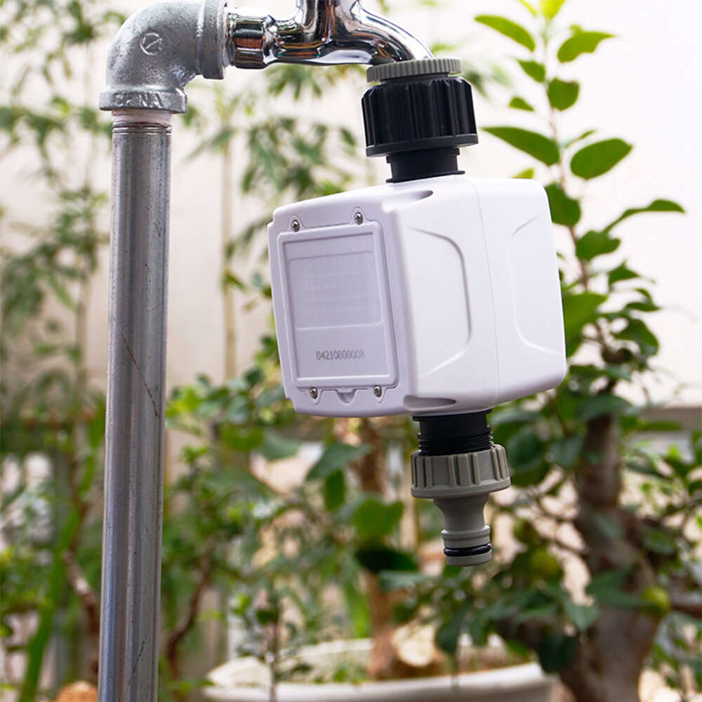 Intelligent Irrigation Timer Ipx5 Waterproof Irrigation Controller Lcd Screen Display 6 Groups Indep