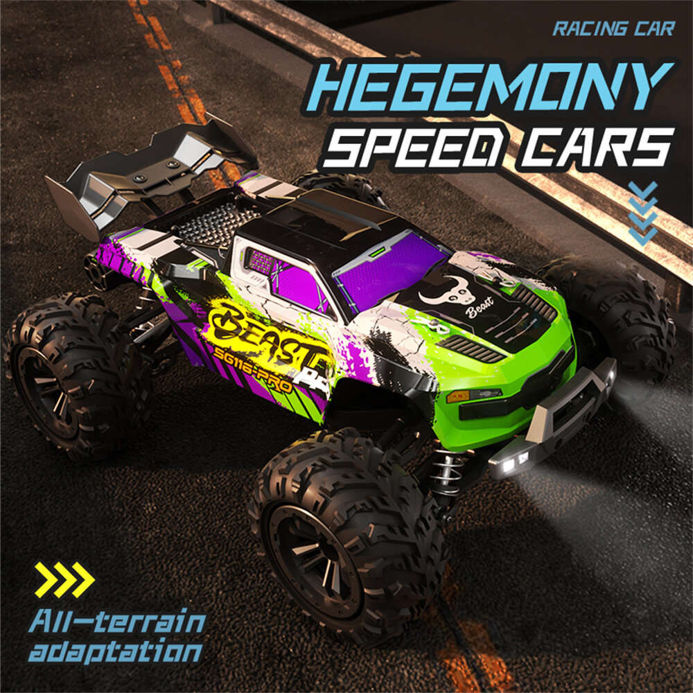Brushless Version - ZLL SG116 PRO/MAX 1/16 2.4G 4WD 80km/h Brushed/Brushless RC Car LED Light Off-Ro