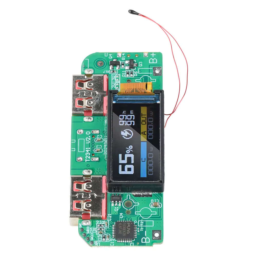 Type-C + Micro USB - 22.5W Dual Bidirectional Fast Charger Buck Converter Type-C USB Mobile Power Mo