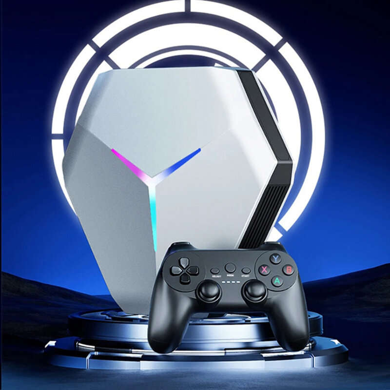 128G - [128G] X10 Mech TV Game Console S905X4 Chip Quad Core Processor 4K HD Output Built-in 10300 G
