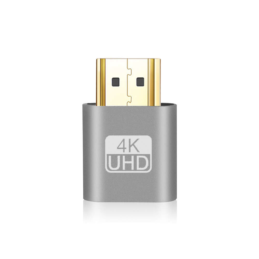 VGA Virtual Display Adapter HDMI-compatible 1.4 DDC EDID Dummy Plug Headless Ghost Display Emulator