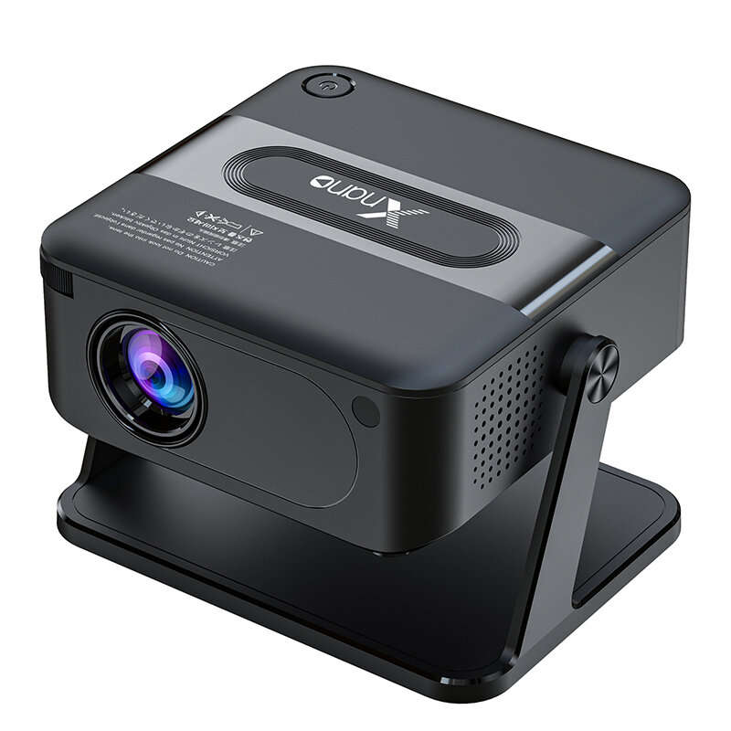 US Plug - Xnano HA109 1+8G Android 11 Projector Dual Band WiFi 6 & bluetooth Native 720P 0.8:1 Throw