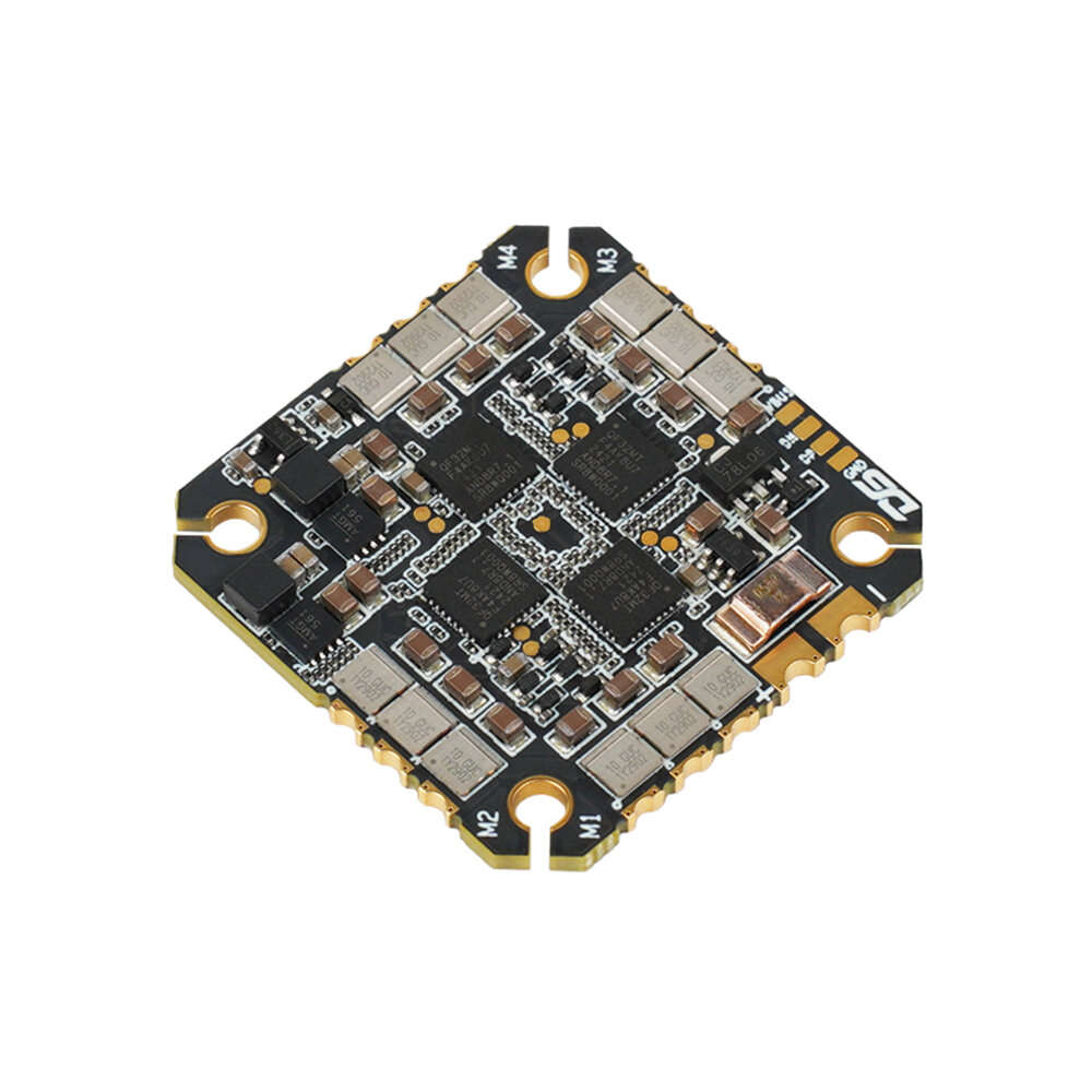 Black - 25.5 x 25.5mm DeepSpace TALOS F722 BL32 40A AIO F7 Flight Controller 40A 4-6S Brushless ESC