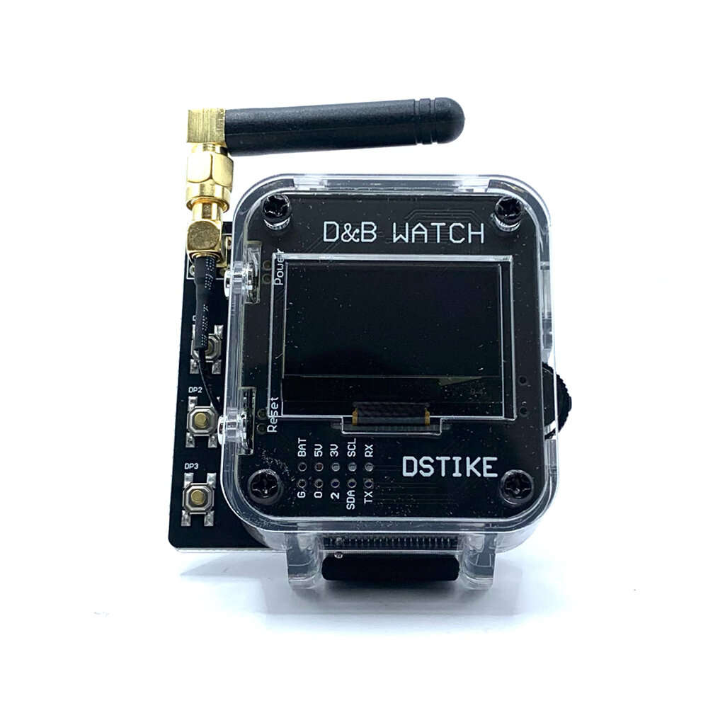 Black - DSTIKE V4 WiFi Deauther Bad USB Watch ESP8266 Atmega32u4 Programmable Development Board Atta