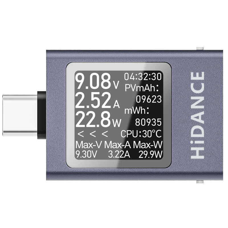 Colorful - 13 in 1 DC 4.5-50V 0-12A Multi-function Digital Display DC Voltage Ammeter Power Meter Ty