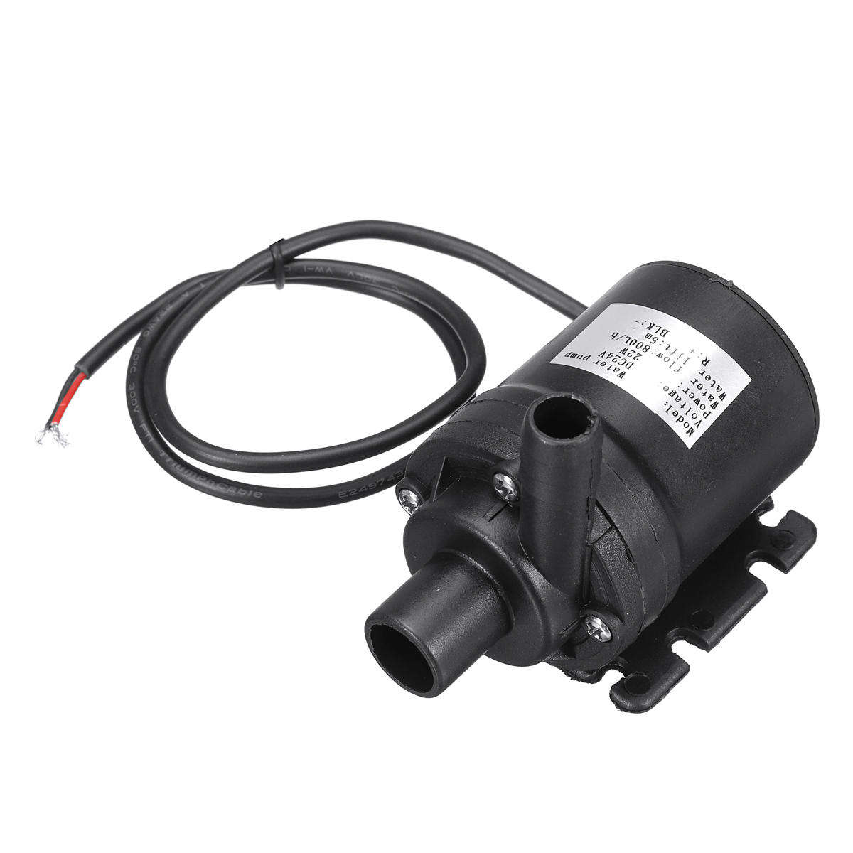 800L/H 12V/24V DC 5M Submersible Hot Water Circulation Pump Solar Brushless Motor