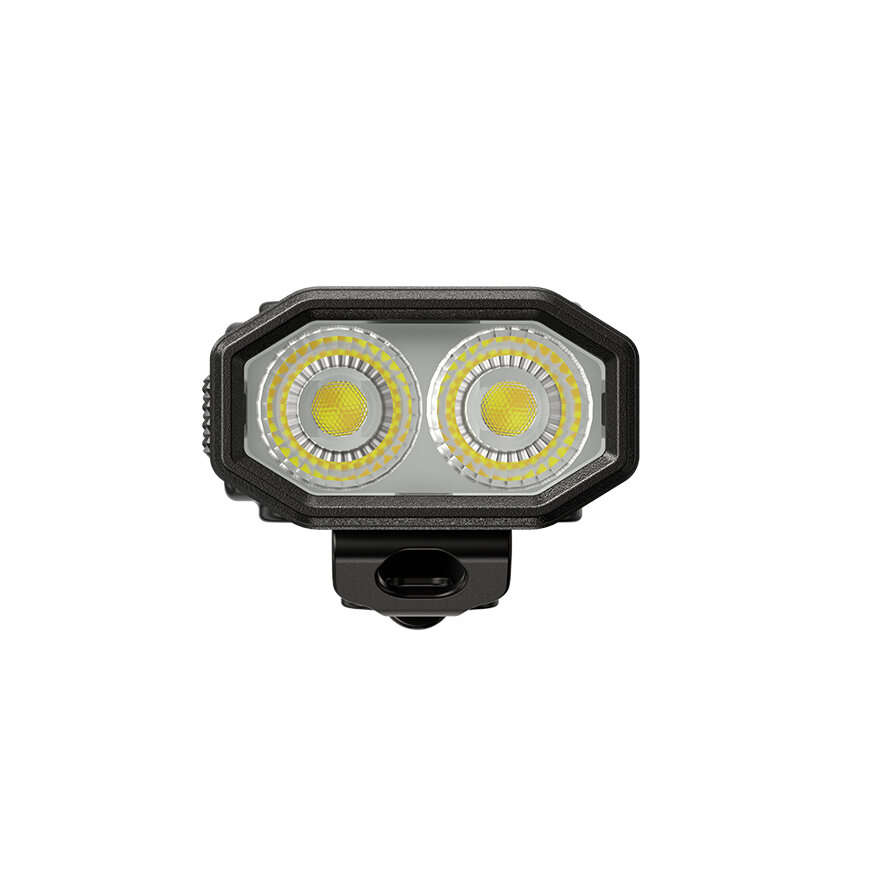 Black - Nitecore EDC09 1600 Lumens EDC Flashlight 102 Rotating Swivel Head 3 Color Temperatures USB-