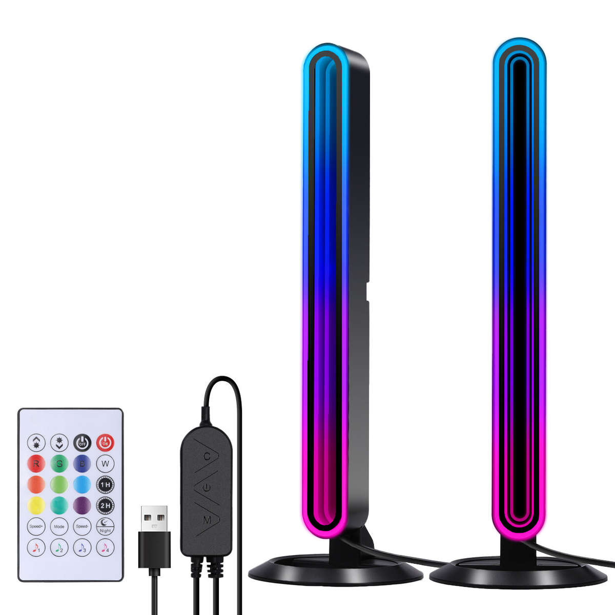 NEW CML4 +AL1 - BlitzWolf BW-AL1 RGB E-Sports Desktop Ambient Llight Gaming LED Monitors Accessories