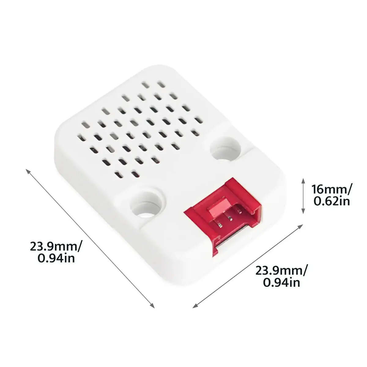 White - M5Stack ENV-III Temperature Humidity Air Pressure Sensor High Accuracy Environmental Monitor