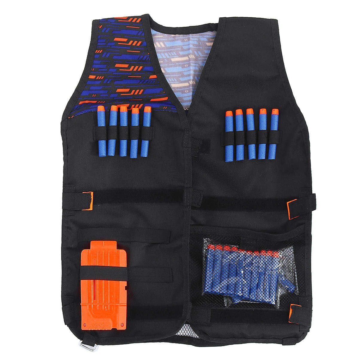 Kids Tactical Vest Kits Glasses Wristbands Mask Refill for Darts Games Gift - 1