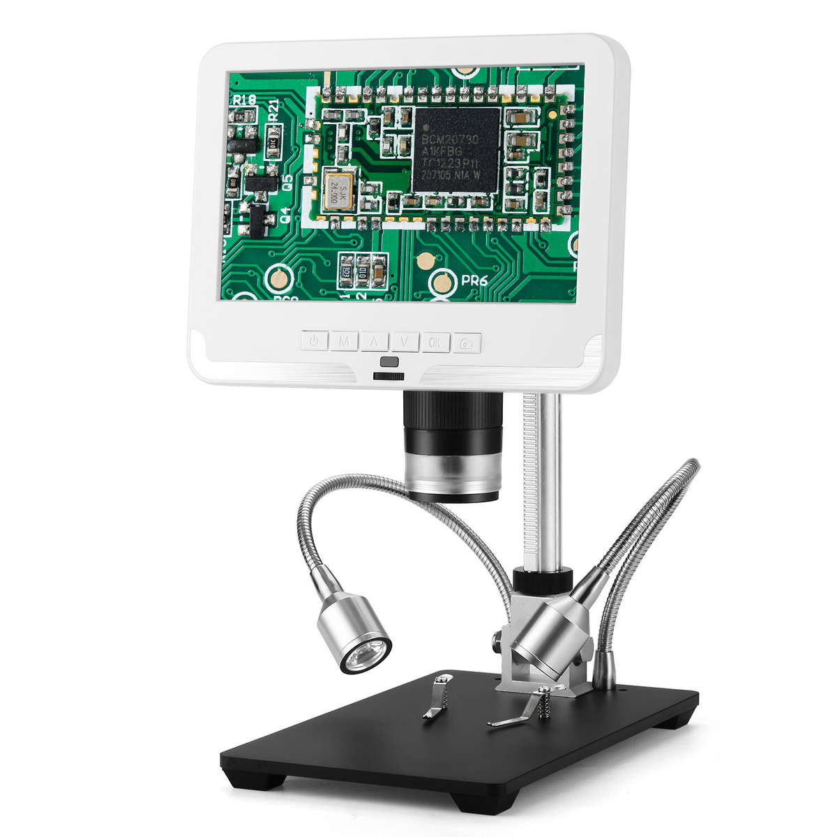Black - Andonstar AD206 1080P 3D Digital Microscope Soldering Microscope for Phone Repairing SMD / S