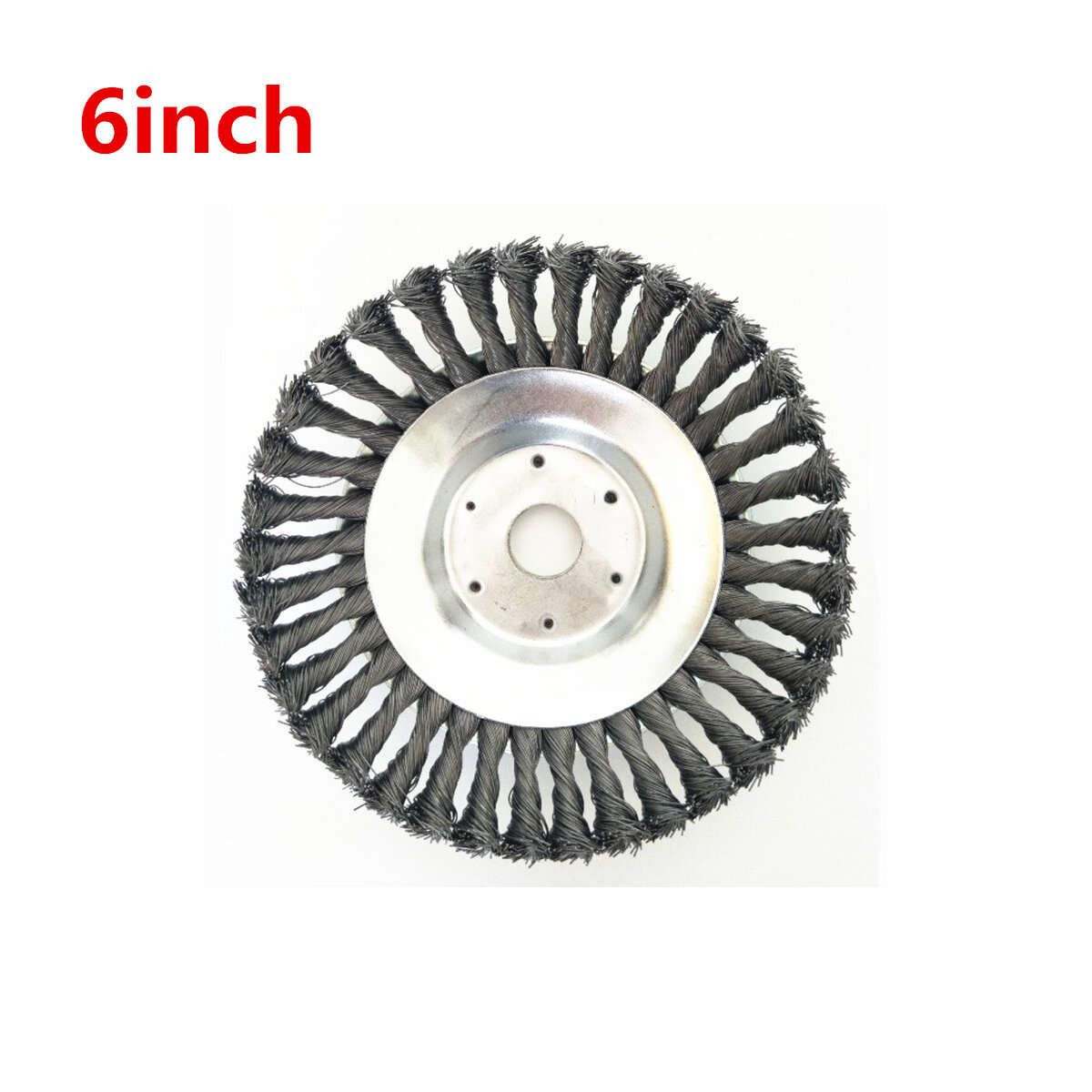 6/8 inch Weed Brush Steel Wire Grout for lawnmower Brush cutter Weed Eater Replacem...-(Size 6 Inch)