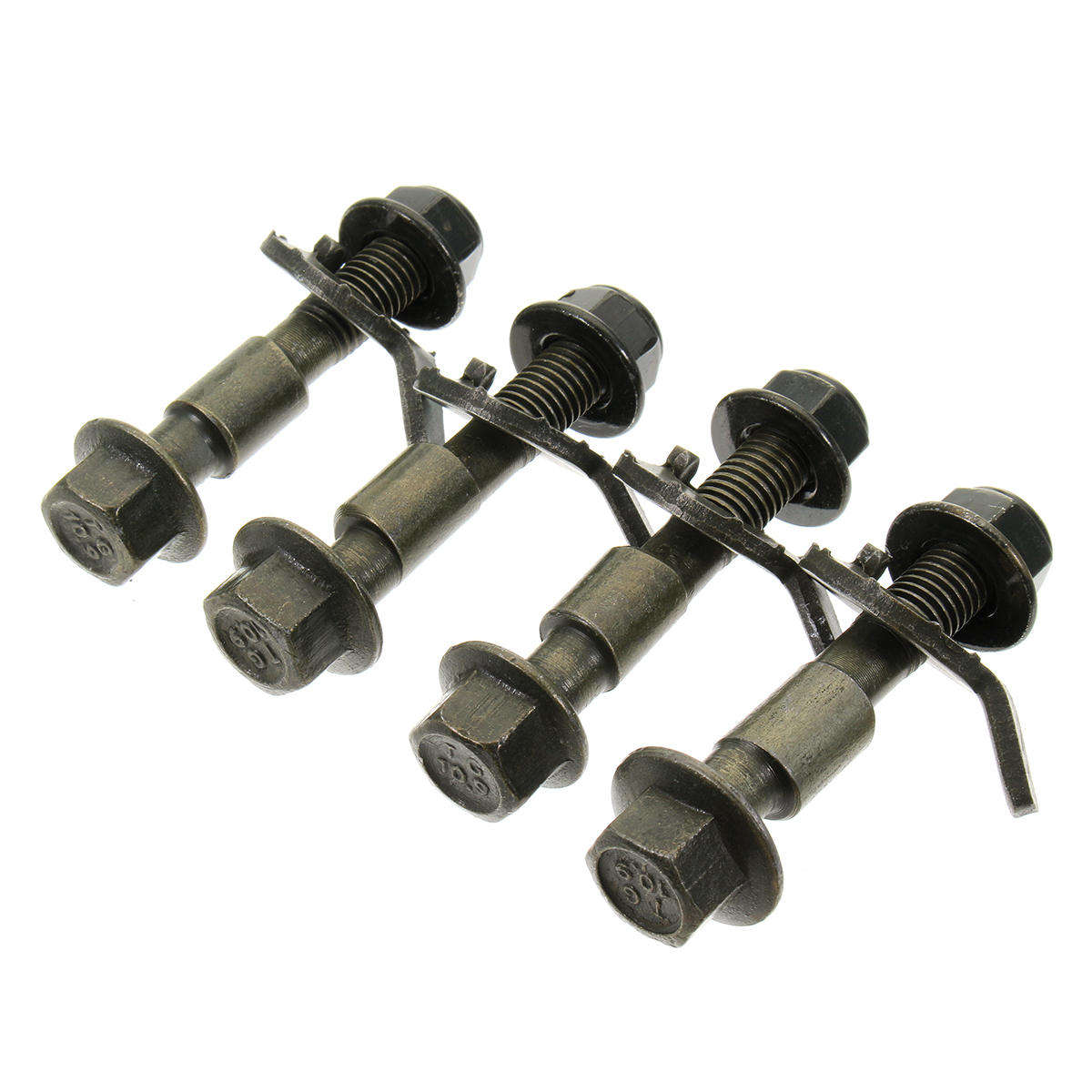 4pcs Four Wheel Alignment Camber Bolt 10.9 Eccentric Screw Green 12mm Car Repair Tool