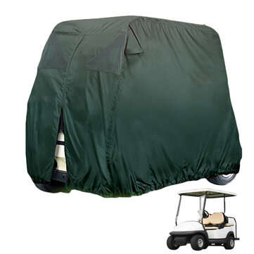 210D Oxford Cloth Golf Cart Cover Rain 2 Passenger Waterproof Outdoor Dustproof Golf Ca... (SIZE: S)