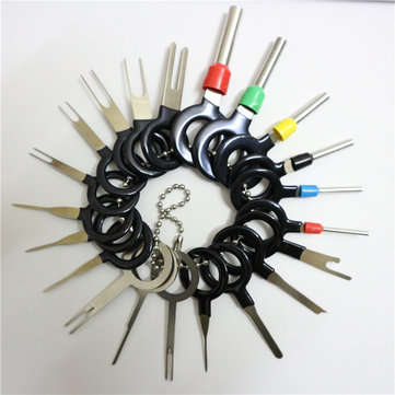 21Pcs/Set Terminal Removal Electrical Wiring Crimp Connector Pin Extractor Kit Automobiles Terminal