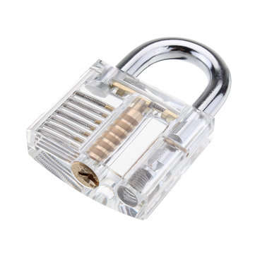 DANIU Unlocking Lock Opener Kit Locksmith Training Transparent Practice Padlocks Tools