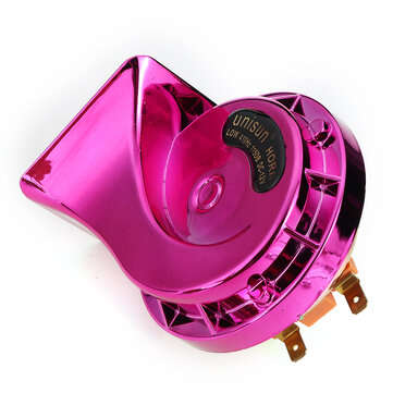 2pcs 400DB 12V Dual Tone Snail Air Horn Super Loud Trumpet 510hz + 410hz For Car Trucks Lorry Boat U