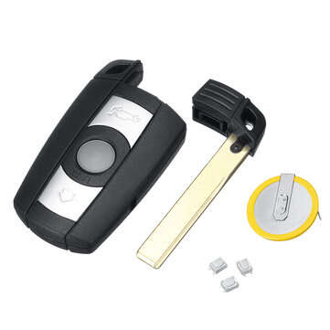 3 Buttons Remote Key Fob With LIR2025 Battery For BMW 323 325 328 335i E90 E92 E93
