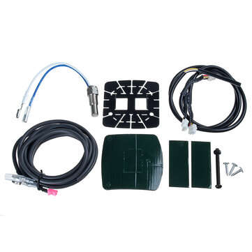 Eluto Universal Water Temperature Gauge Digital 10-color LED Display Car Meter 2inch 52mm