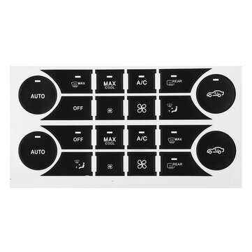 For 2007-2014 Mercedes Benz Car Repair Button Door Steering AC Window Radio Stickers