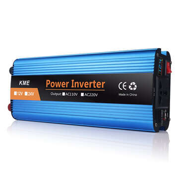 4000W LCD Power Inverter 12/24/48/60V to AC 220V Modified Sine Wave Converter  (VOLTAGE: 12V)