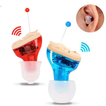 Mini Hearing Aid Noise Reduce Ear Amplifier (CIC) Adjustable Digital Hearing Aids (TYPE: LEFT)