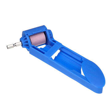 Drillpro Portable Drill Bit Sharpener 2-12.5mm Corundum Grinding Wheel Powered Tool For Drill Polish