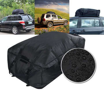 Oxford Cloth Car Roof Bag Travel Car Top Rack Bag Waterproof Luggage Cargo Carrier Bag Outdoor Campi