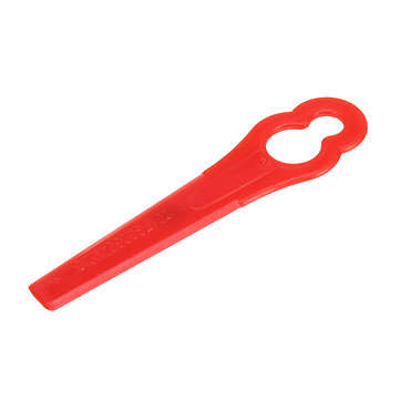 100Pcs Red Plastic Blades For Grass Trimmer Strimmer Lawnmower