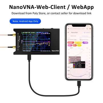 NanoVNA-H4 4" LCD 50KHz~1.5GHz VNA HF VHF UHF UV Vector Network Analyzer