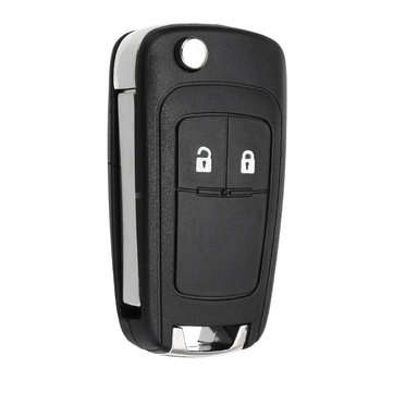 2 Button 433MHz Flip Remote Fob Key ID46 Chip For OPEL VAUXHALL Astra Insignia