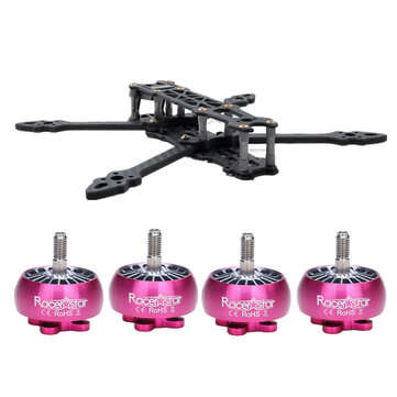 Geprc Mark4 225mm 5 Inch Frame Kit with 4 PCS Racerstar AirC 2306.5 2450KV 4S Brushless Motor for RC