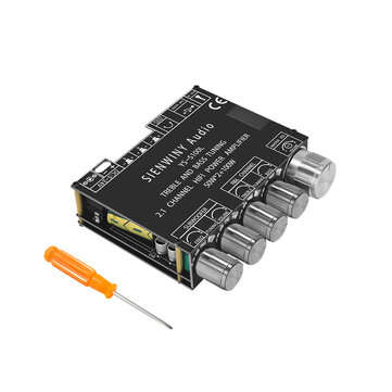 YS-S100L 2.1 Channel bluetooth 5.0 Audio Amplifier Board 50W2+100W High Power Subwoofer Stereo Amp