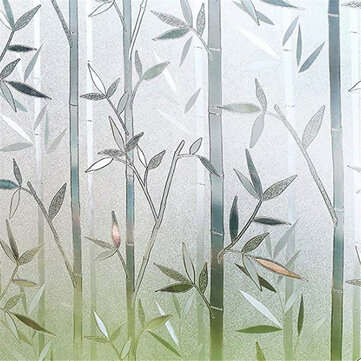 45 x 200cm Waterproof PVC Frosted Window Film Sticker Window Privacy Cling Heat ins... (TYPE: TYPE2)