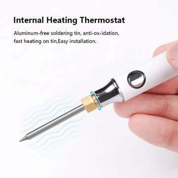 Handskit 8W Soldering Iron 5V USB Charging Adjustable Temperature Electric Soldering Iron Kit with S