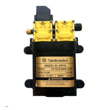 12V 130PSI Double-Core Electric Sprayer Motor Water Pump For Irrigation Car Washing Garden Greening