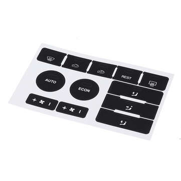 Car Matte Black Worn Button Repair Kit Stickers Decals For VW Volkswagen Touareg 20042009