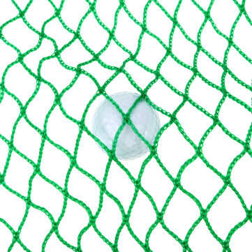 2M x 2M Golf Practice Net Nylon Netting Straps Easy to Fasten Net Rope Border Heavy Duty Impact Mesh