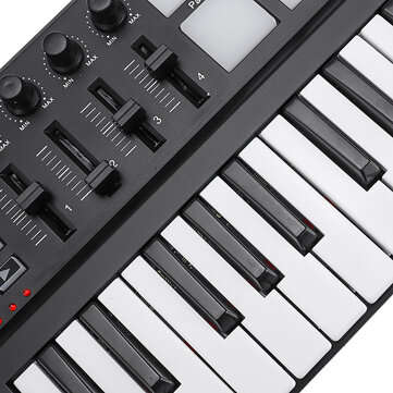 WORLDE Panda Mini Portable 25-Key USB Keyboard Drum Pad and MIDI Controller