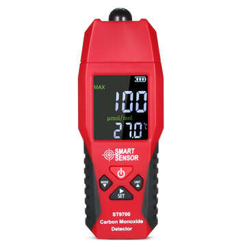 ST9700 Handheld 2 in 1 CO Gas Detector Temperature Meter Carbon Monoxide Analyzer Air Quality Monito