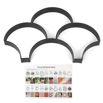 Driveway Paving Pavement Mold Patio Concrete Stepping Stone Path Walk Maker